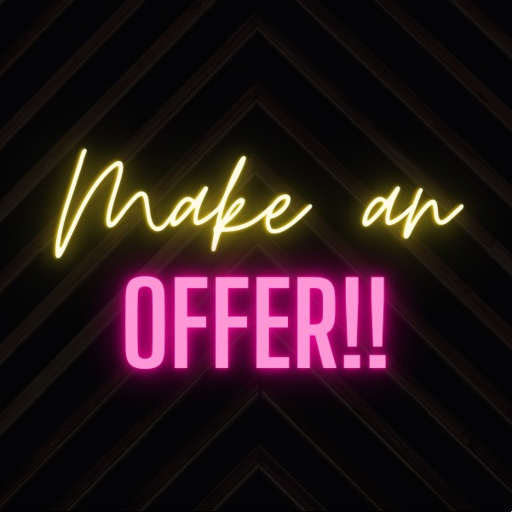 Feel free to make an offer anytime!!